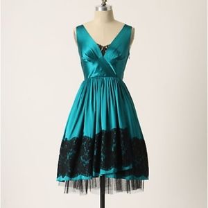 Anthropologie SNOW QUEEN Dress Tracey Reese Sz 8